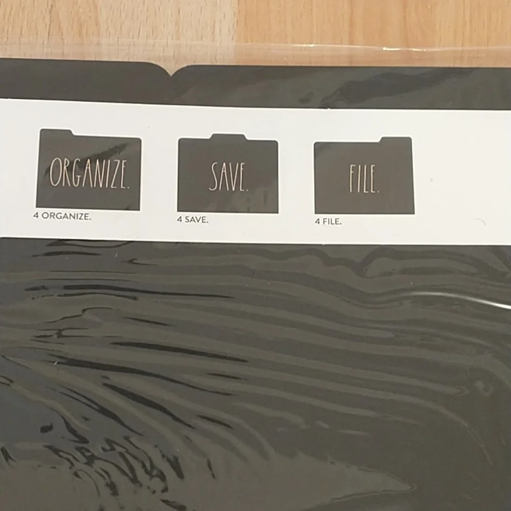 NWT Rae Dunn file folders - Picture 2 of 2